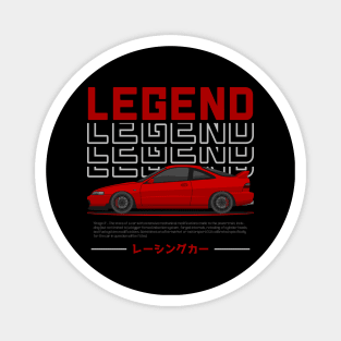 Midnight Racer Red Integra DC 2 JDM Magnet